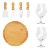 CONJUNTO PARA QUEIJO / CERVEJA – 7 PÇS