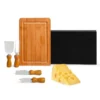 CONJUNTO PARA QUEIJO EM BAMBU/INOX – 5 PÇS
