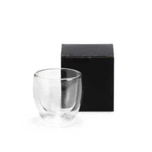 COPO EM VIDRO PAREDE DUPLA - 100 ML