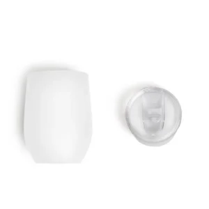 COPO TÉRMICO C/ TAMPA - BRANCO - 340 ML