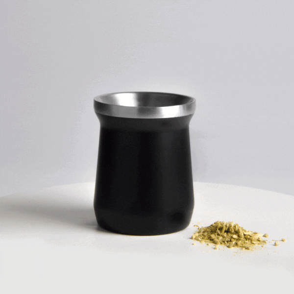 CUIA TÉRMICA EM AÇO INOX – PRETO – 300ML