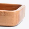 CUMBUCA QUADRADA EM BAMBU COM ESPÁTULA 14CM – 100ML