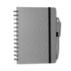 Caderno B6 Capa em ABS com Caneta