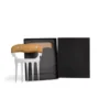 GARFO COM 5 DENTES EM MADEIRA – INOX – 11,5X14,5CM