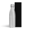GARRAFA COM TAMPA EM AÇO INOX – PRATA – 750ML