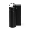 GARRAFA DUPLA CAMADA NA COR PRETA – 550 ML