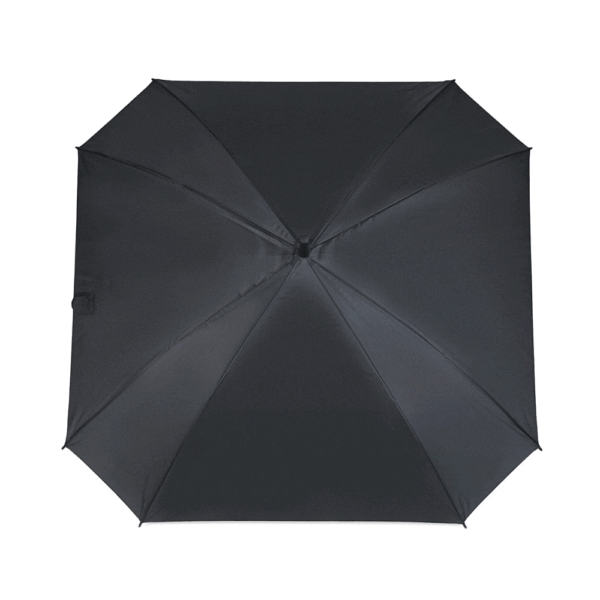 GUARDA CHUVA QUADRADO PRETO – 92 CM