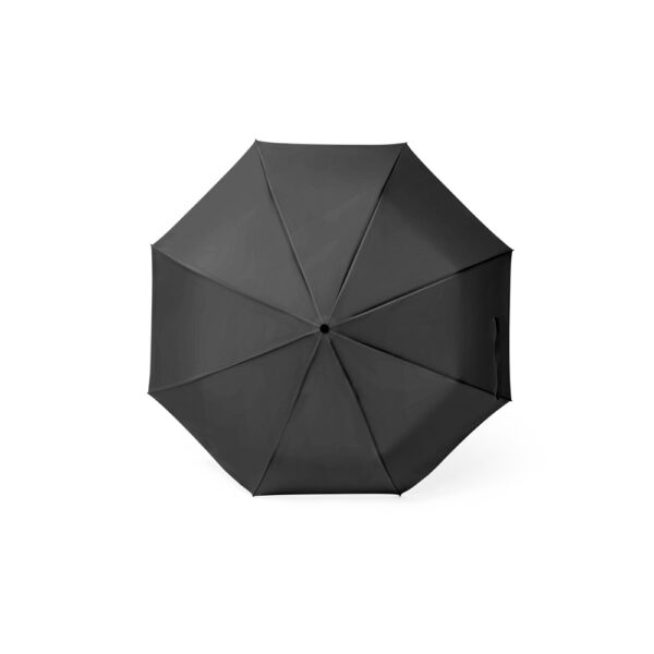 ARON. Guarda-chuva, dobrável, de 21” em poliéster 100% reciclado pongee 190T