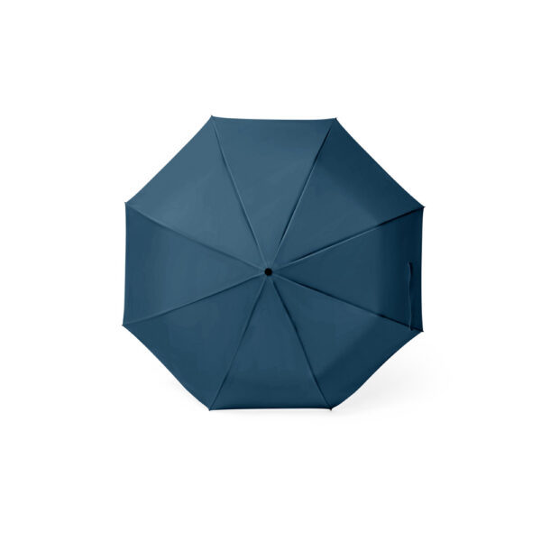 ARON. Guarda-chuva, dobrável, de 21” em poliéster 100% reciclado pongee 190T