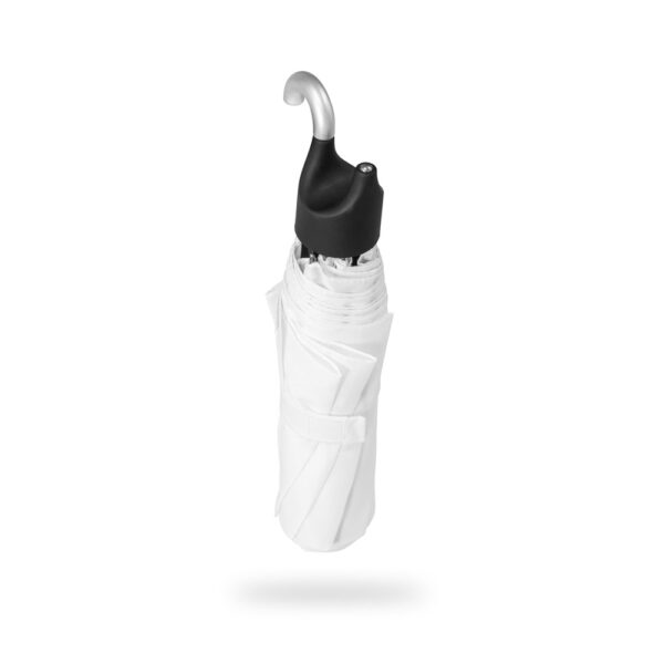ARON. Guarda-chuva, dobrável, de 21” em poliéster 100% reciclado pongee 190T