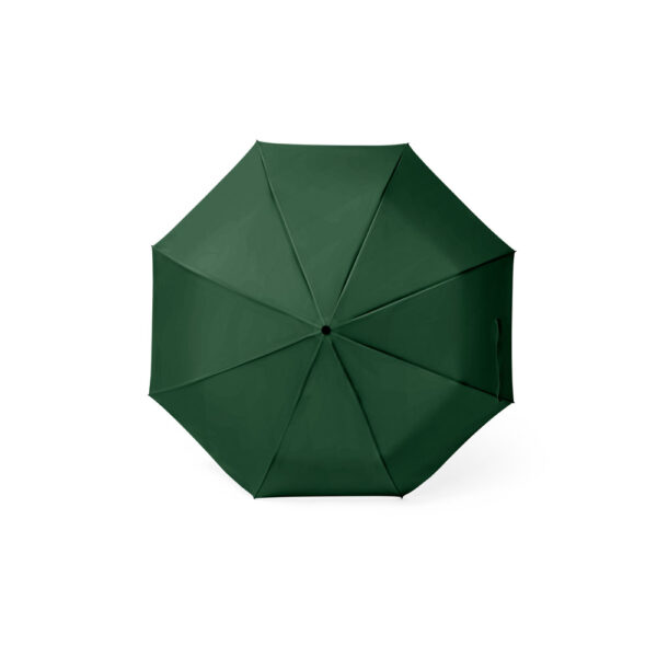ARON. Guarda-chuva, dobrável, de 21” em poliéster 100% reciclado pongee 190T