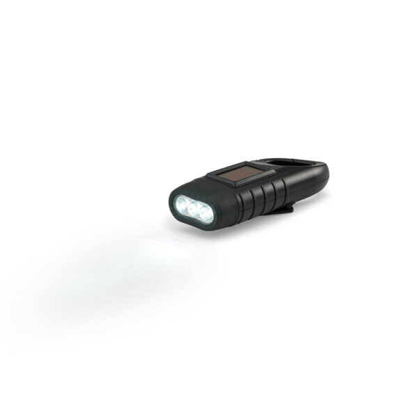 SOLARKY. Lanterna compacta de 0’5 W em ABS, com 3 LEDs brancos com 90 lumens