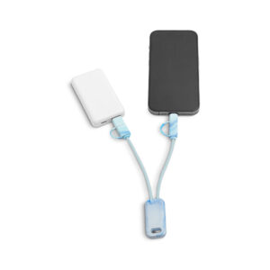 BERNERS. Cabo USB super-rápido 6 em 1 em PET 100% reciclado