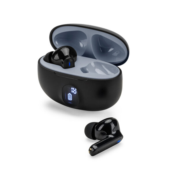 CAETANO. Fones de ouvido wireless com autonomia de 4h (200 mAh), em ABS 100% reciclado