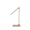 MOREY. Luminária com carregador por indução super-rápido (15W), em bambu