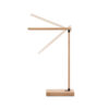 MOREY. Luminária com carregador por indução super-rápido (15W), em bambu