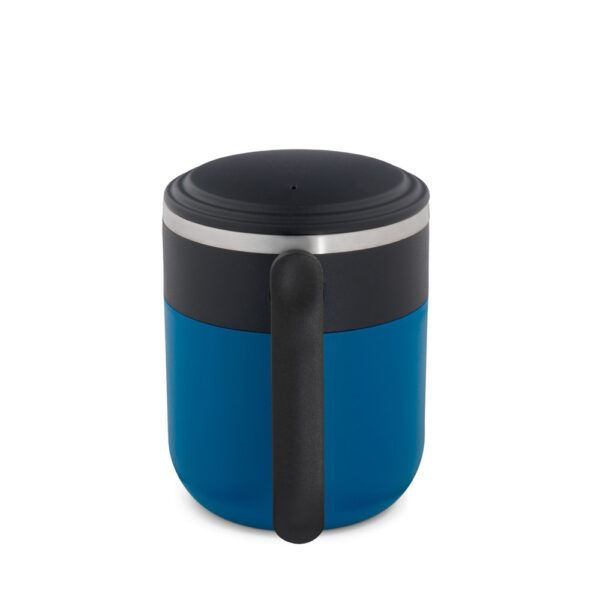 MALDINI. Caneca de viagem com parede interior em aço inox e acabamento mate 400 mL