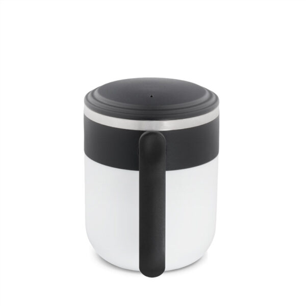 MALDINI. Caneca de viagem com parede interior em aço inox e acabamento mate 400 mL