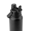ALCARAZ. Garrafa em aço inox 90% reciclado, com parede dupla isolada a vácuo (830 mL)