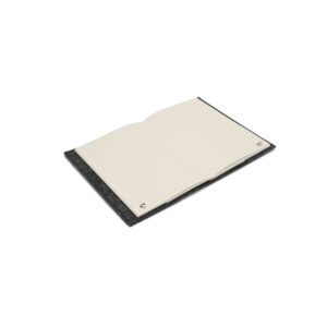 BALDWIN. Caderno A5 com capa em feltro 100% reciclado, com páginas pautadas recicladas