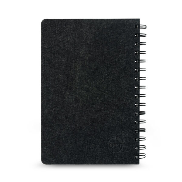 MISHIMA. Caderno A5 de capa semi-rígida em feltro 100% reciclado, com páginas pautadas