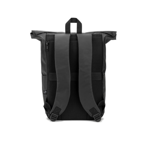 OSASCO BPACK. Mochila “Roll top” (14″) em poliéster reciclado 600D de alta densidade com revestimento resistente à água (20 L)