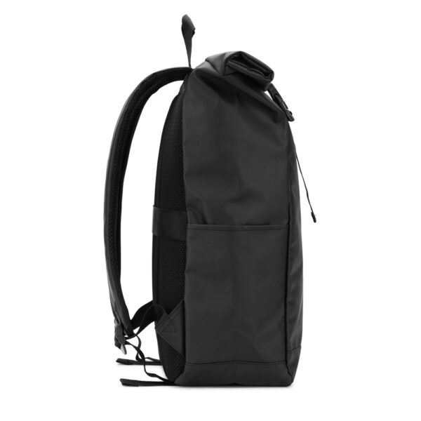 OSASCO BPACK. Mochila “Roll top” (14″) em poliéster reciclado 600D de alta densidade com revestimento resistente à água (20 L)