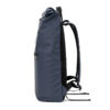 PORTLAND. Mochila “roll top” em PU com bolso para notebook (16″)