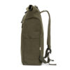 SAINT. Mochila “roll top” em algodão reciclado e poliéster reciclado (380 g/m²)