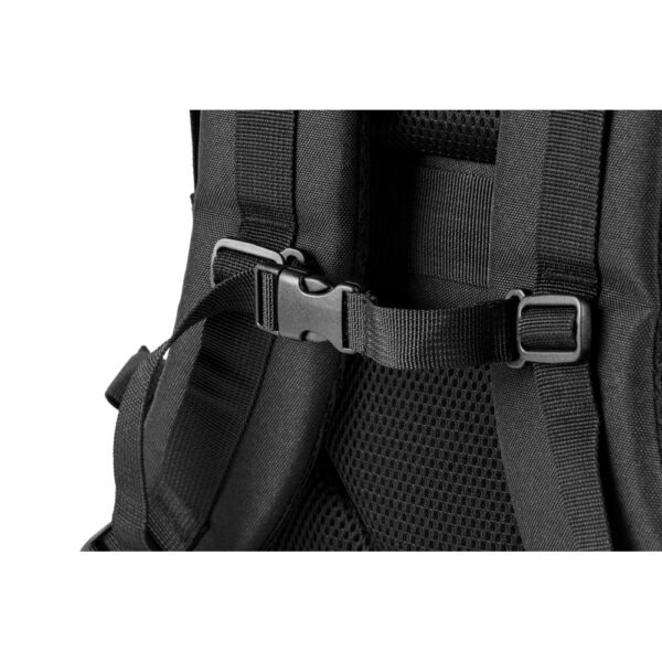 EDINBURGH BPACK. Mochila estilo militar em poliéster reciclado 600D de alta densidade, com bolso para notebook (17’3″) 21 L