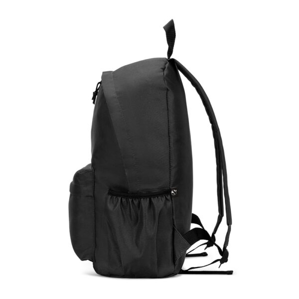 ROSARIO. Mochila em poliéster reciclado 600D com bolso frontal espaçoso (20 L)