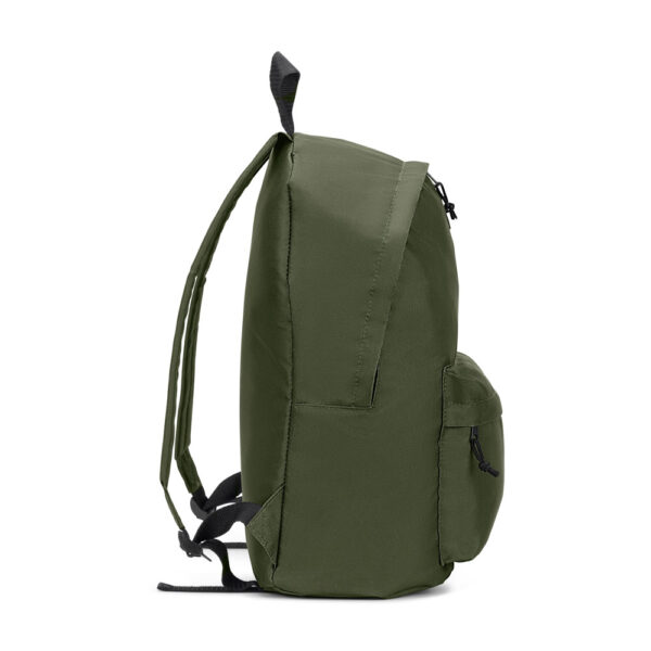 ROSARIO. Mochila em poliéster reciclado 600D com bolso frontal espaçoso (20 L)