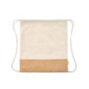MALDIVAS BPACK. Sacola tipo mochila em 70% algodão reciclado e 30% poliéster reciclado (180 g/m²) com base em juta