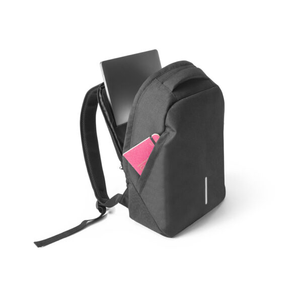 AUCKLAND. Mochila com sistema antirroubo para notebook (15’6″) em 600D e ripstop (17 L)