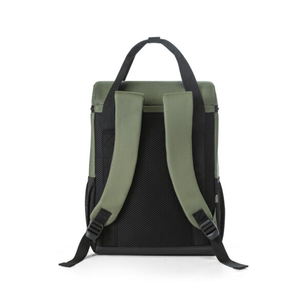 ROMA L. Cooler. Mochila térmica almofadada em ripstop poliéster reciclado 600D com interior forrado em PEVA 16 L