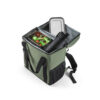 ROMA L. Cooler. Mochila térmica almofadada em ripstop poliéster reciclado 600D com interior forrado em PEVA 16 L
