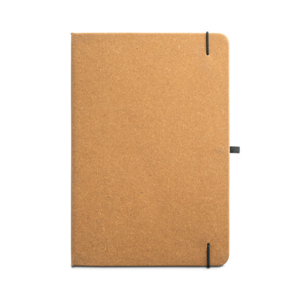 MATISSE II. Caderno A5 de capa dura em couro 70% reciclado com páginas pautadas