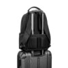 SPACIO SOLID. Mochila para computador portátil (17″) em nylon 150D com 2 compartimentos acolchoados e placa para personalização