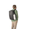 DALLAS PLATE. Mochila de viagem para notebook (17’3″) em poliéster reciclado 600D de alta densidade, com compartimento para arrumação (29 L)
