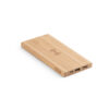 FITCH ECO. Bateria portátil com carregador por indução (wireless) super-rápido em bambu (5’000 mAh)