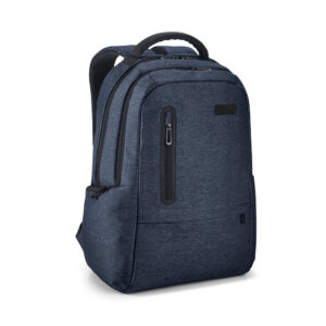 SPACIO. Mochila para notebook (17'') em Nylon 2Tone impermeável com dois compartimentos forrados e almofadados (20 L)