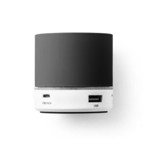 PERRY. Caixa de som com microfone em ABS