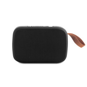 GENT. Caixa de som autonomia de 2h (300 mAh) e microfone, em ABS e poliéster