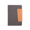 TAGORE A5. Agenda A5 em pele (58% reciclada)