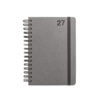 SIMMEL A5. Agenda A5, com argolas, em pele (58% reciclada)