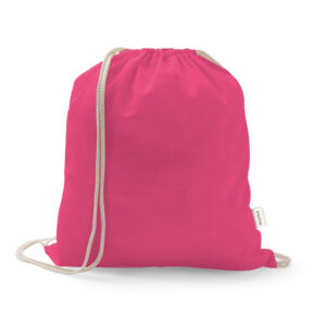 ISTANBUL. Sacola tipo mochila em 70% algodão reciclado e 30% poliéster reciclado (150 g/m²) sem tingimento