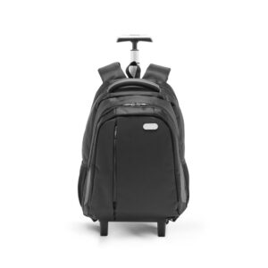 MIAMI. Mochila trolley para notebook (17'') em Nylon 999 impermeável com 2 rodas e sistema de proteção integrado (30 L)