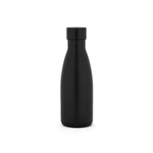 RE-BUFFON S. Garrafa térmica em aço inox 90% reciclado de parede dupla isolada a vácuo, com acabamento em mate (400 mL)