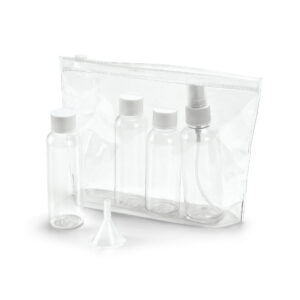 DENIRO. Bolsa de cosméticos hermética em PVC