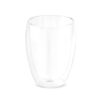 MACHIATO CUP. Copo em vidro borossilicato com parede dupla, isolada a ar (350 mL)